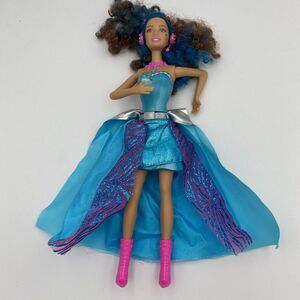 Barbie Rock N Royals 2 in 1 Doll 2014 Spins to Princess Singing Tested Working